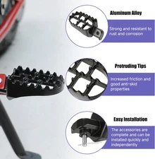 Modified Mini Bike Foot Pegs Compatible Coleman Minibike CT200U CT200U-EX BT200X