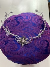 Elven Circlet QUEEN BEE Celtic Hand Wire Silver Tiara Bridal Wedding Accessory