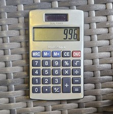 Vintage Radio Shack 8 Digit Pocket Solar Calculator 65-401 Works