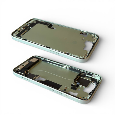 Original Apple iPhone 15 Rahmen Gehäuse Mittelrahmen vormontiert Pulled