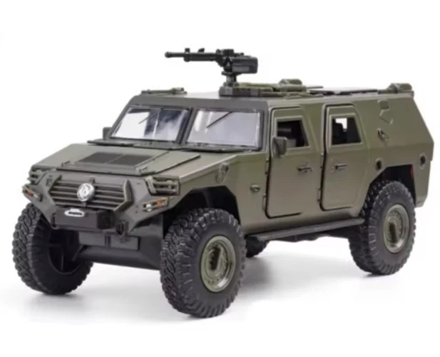 Refit auto blindata lega Diecasts fuoristrada modello carro armato 1/24 - Immagine 2 di 4
