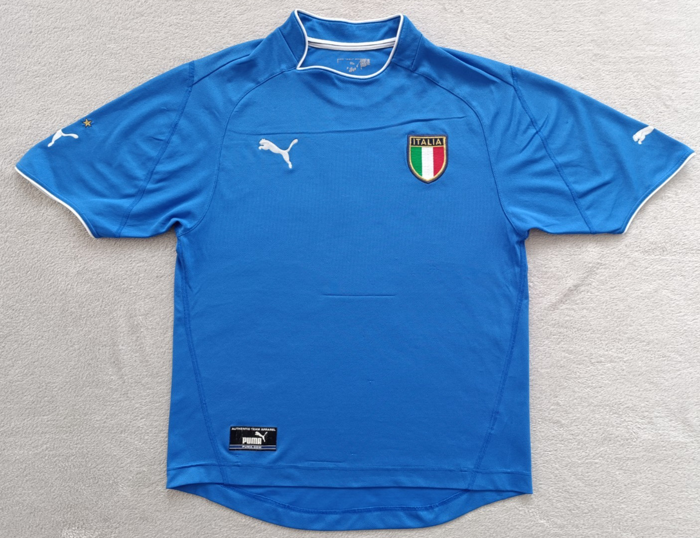 Italy 2003 - 2004 vintage Puma Home Football Soccer jersey shirt size M