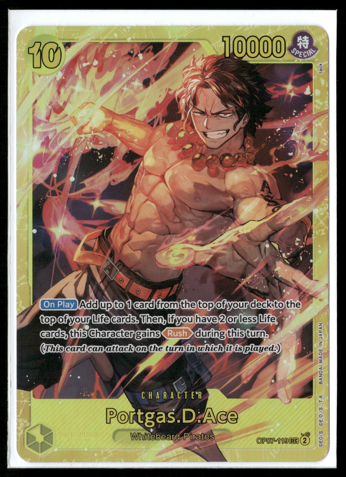 Portgas.D.Ace (119) SEC 500 Years in the Future OP07-119 NM