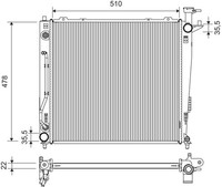 Valeo 701359 KüHler FüR MotorküHlung MotorküHler AutoküHler KüHler