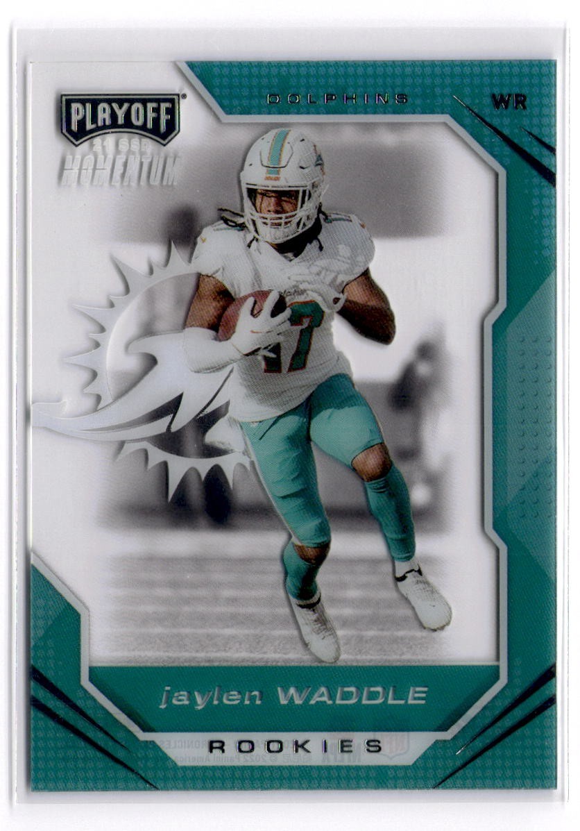 Jaylen Waddle Panini Chronicles Playoff Momentum Rookies #PMR6 Base