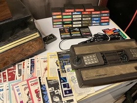 Intellivision Console with voice module and 36 games Donkey Kong & Manuals