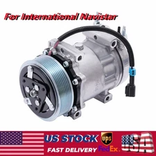 A/C Compressor w/ AC Clutch For International Replaces Sanden 4418 3582435C1