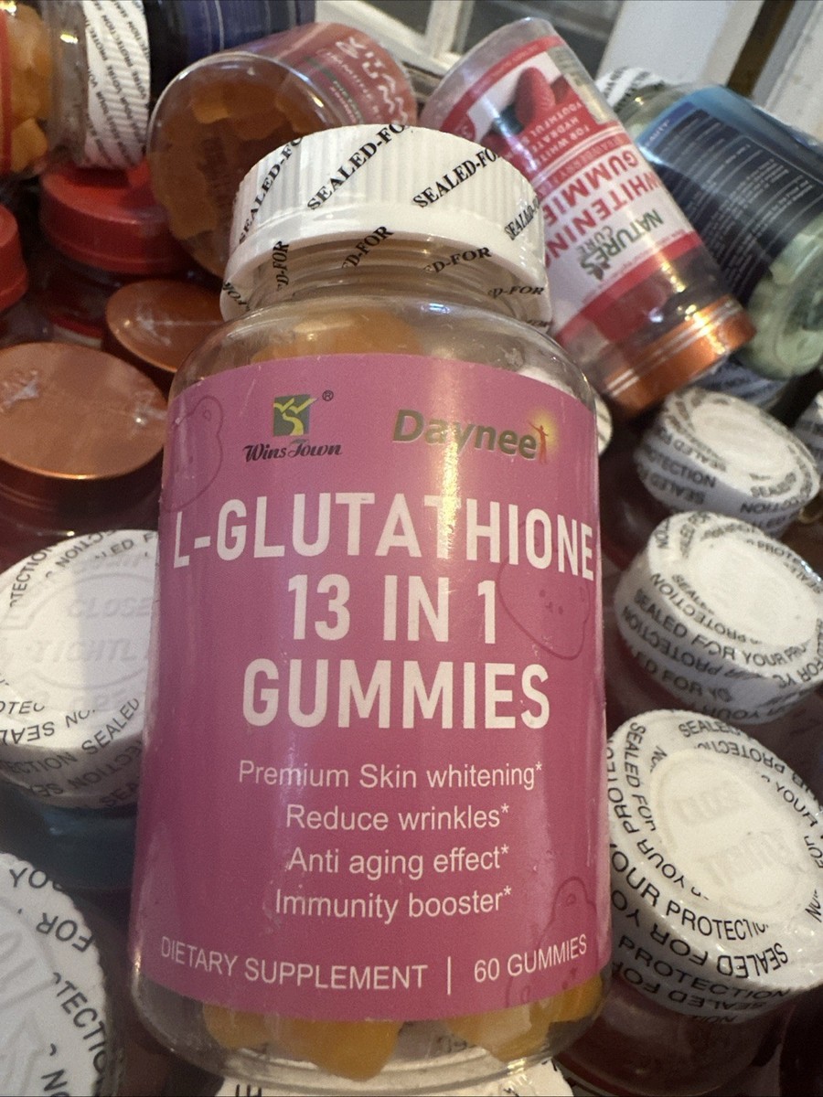 L Glutathione 13 in 1 Gummies Skin Whitening Anti-Aging
