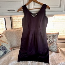 Simply Vera Wang Sleeveless Empire Waist Midi Dress Size 4 Bling Bodice Tradcore