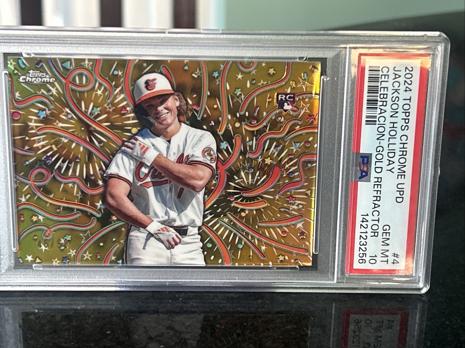JACKSON HOLLIDAY 2024 Topps Chrome Update Celebracion Gold SSP RC /50 #CELE-4