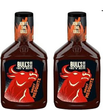 Bull's-Eye, Smoky Mesquite BBQ Sauce, 17.5 oz Bottle -Pack of 2 -FREE SHIPPING!