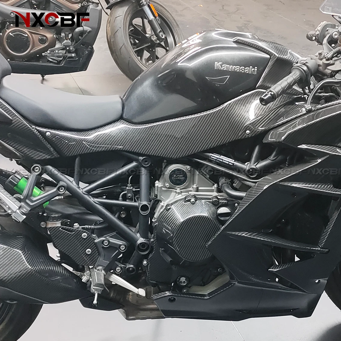 NINJA H2 SX/SE/PLUS カーボン リア フェアリング インサート Fairings & Bodywork for Kawasaki Ninja H2 SX SE+ for sale | eBay