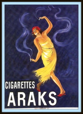   Cigarettes ARAKS Poster c1920s - Multiple Sizes Available  