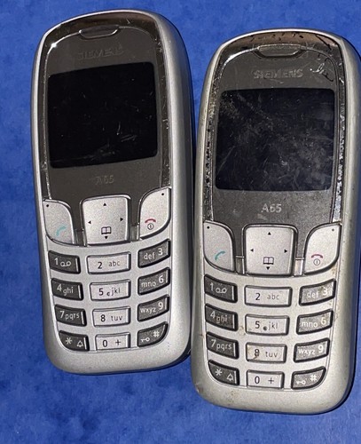 Retro 2000s 2G Keypad Phone - Siemens A65 - (Silver) - Powers on - Photo 2 sur 2
