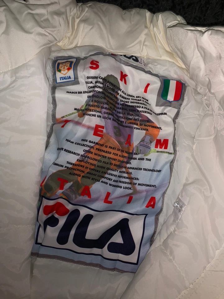 Traje de esquí retro italiano púrpura de colección traje de nieve Foto 2 de 3