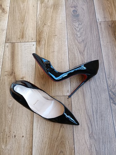CHRISTIAN LOUBOUTIN PATENT LEATHER HEELS SIZE 40.5 EU,9.5 US, 7.5 UK - Picture 6 of 13
