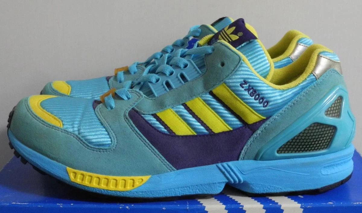 Vintage 2004 Adidas Zx8000 Color Aqua 553383 Sneaker without box Men Us9.5