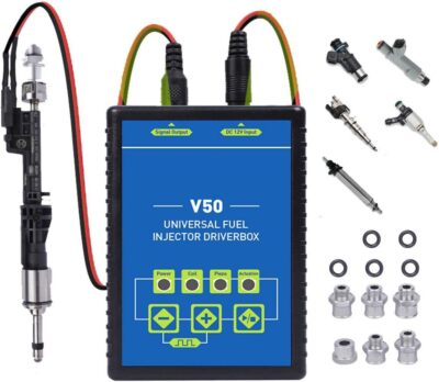 Universal Fuel Injector Driver Box Fuel Cleaning Tool Fuel Injection Systems V50