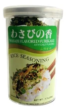 JFC Wasabi Fumi Furikake Rice Seasoning, 1.7-Ounce Jar