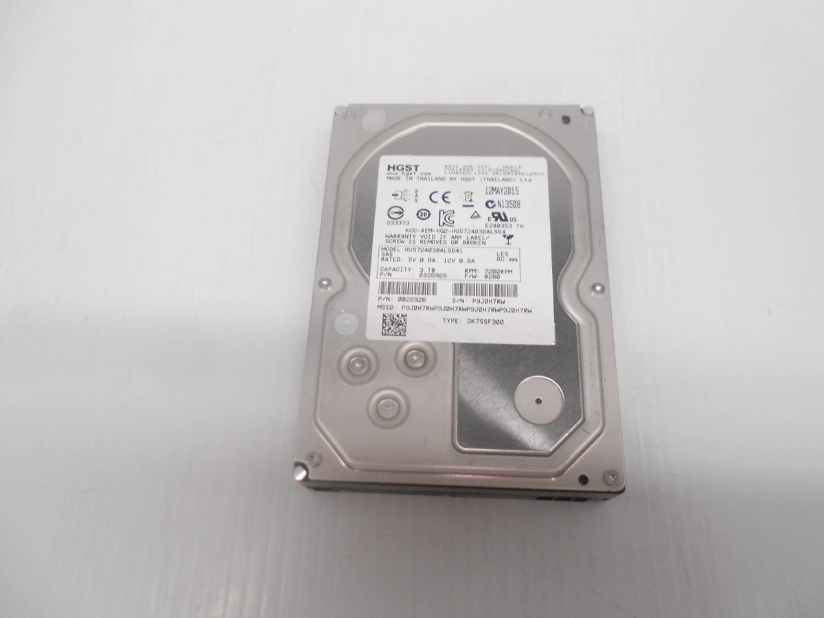 Disque Dur Serveur IBM 3To 7200 Tr/min SAS 6Gb/s - 3,5 Pouces - Occasion
