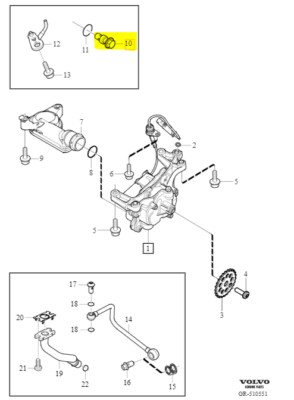 けい Genuine Volvo Piston Cooling Valve - 31478286 | eBay