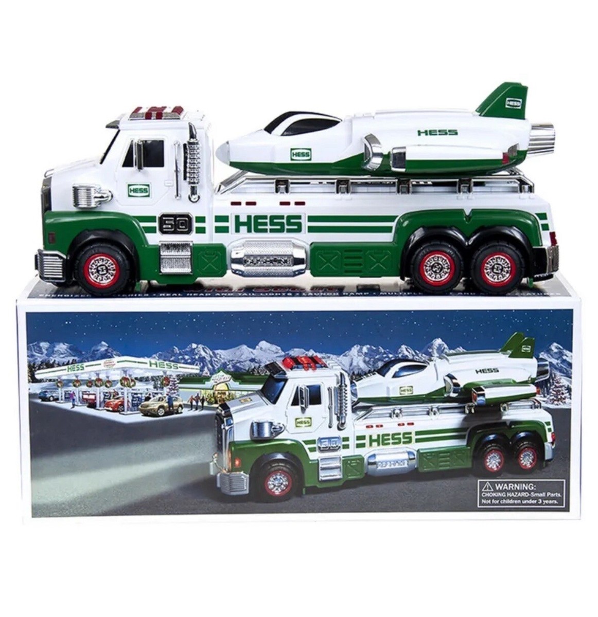 HESS トレーラーとロケット 2014 Hess Toy Truck and Space
