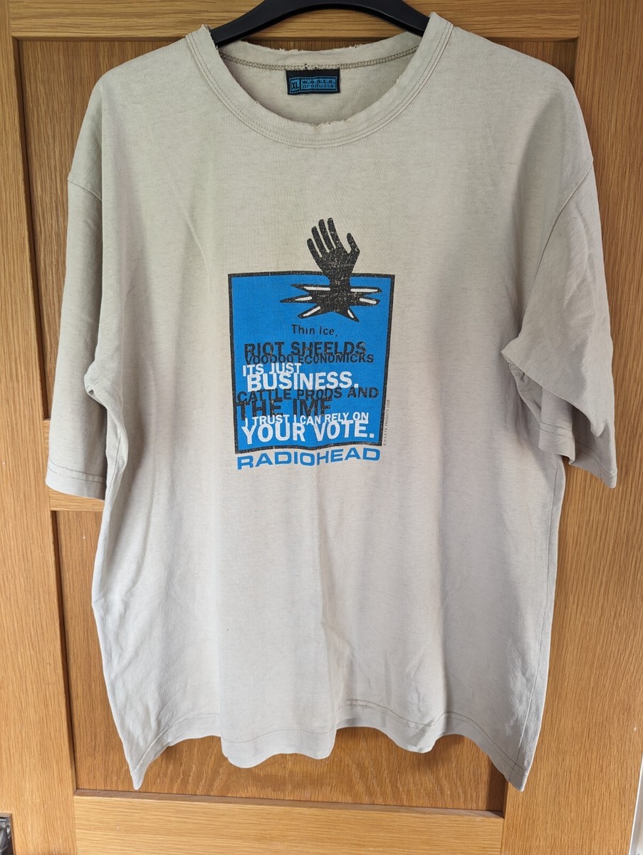 Radiohead OK Computer Vintage 1997 W.A.S.T.E. Promo Tour T-shirt