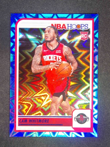 2023-24 Panini NBA Hoops Cam Whitmore #265 RC Rookie Blue Explosion /59