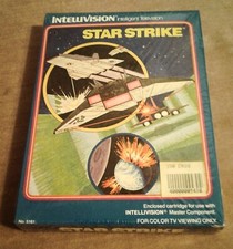 1981 Intellivision Star Strike Video Game New Factory Sealed