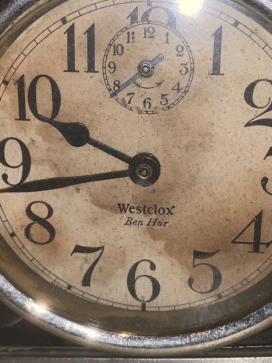 Westclox Ben Hur 1926年 アンティーク目覚まし時計