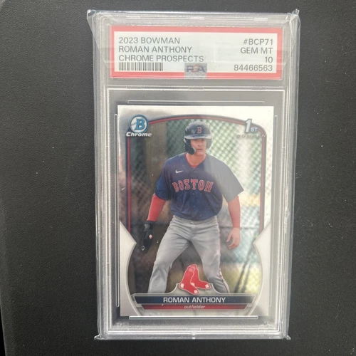 ROMAN ANTHONY 2023 Bowman Chrome 1st Prospects PSA 10 Gem Mint BCP71 Card