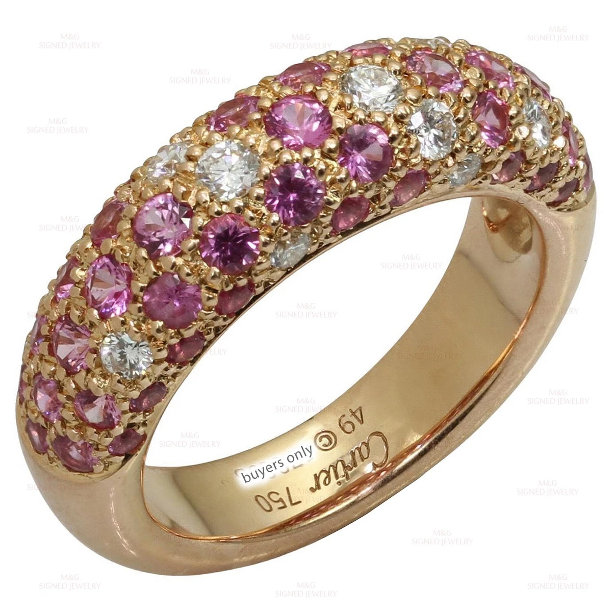 Size 49 cartier ring hot sale