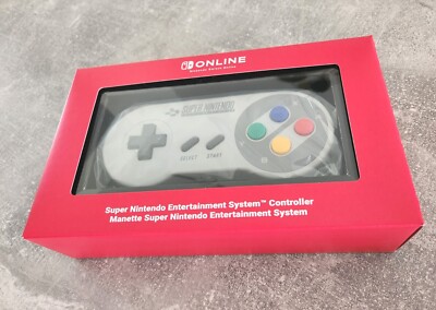 Nintendo Switch Entertainment System SNES Controller Wireless Online Neu RAR