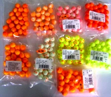 25 Packs sz 6 Lil Corkies Corky's Yakima Bait choose color New Salmon Steelhead