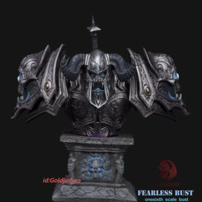 leviathan studio 1/6 ORC Bust Model Painted Resin tatue Led Light Hot In Stock