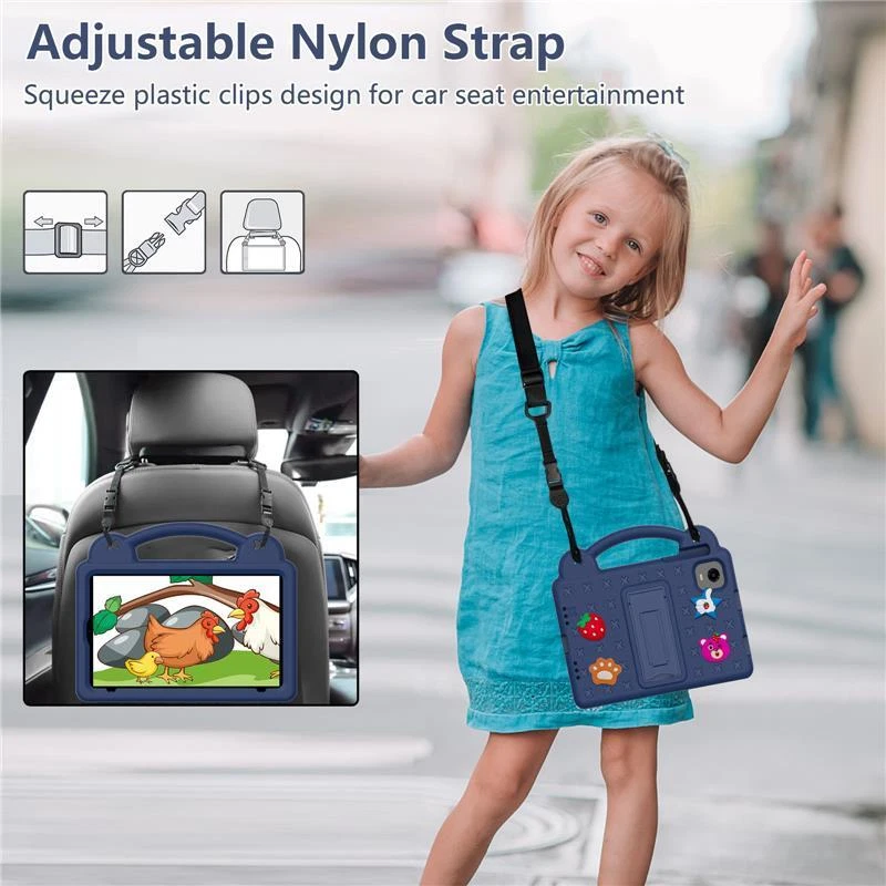 Kids Case For Vista Tab 10 mini 8.0 in Shockproof Hard Bumper Cover Stand Rugged - Image 2 of 4