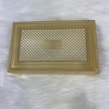 Vintage 50s Art Deco Plastic Trinket Jewelry Box Fosta Products Made in USA