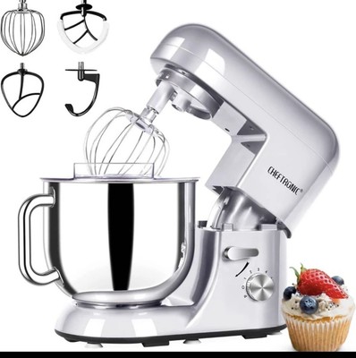 CHEFTRONIC Stand Mixer, 7 Qt Tilt-Head Electric Household Stand Mixer NEW