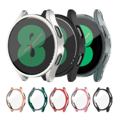 For Samsung Galaxy Watch 4 5 6 7 8 40 44mm TPU Full Screen Protector Case Cover