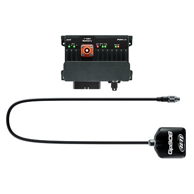 AiM PDM08 Advanced PDM / Data Logger With 1.3m GPS And No Display Option