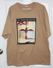 Excellent Adult Size XL T-Shirt First Americans Festival Smithsonian Institution