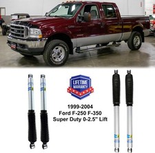 Bilstein 5100 Front Rear Shocks For 1999-2004 F250 F350 Super Duty 0-2.5 Lift