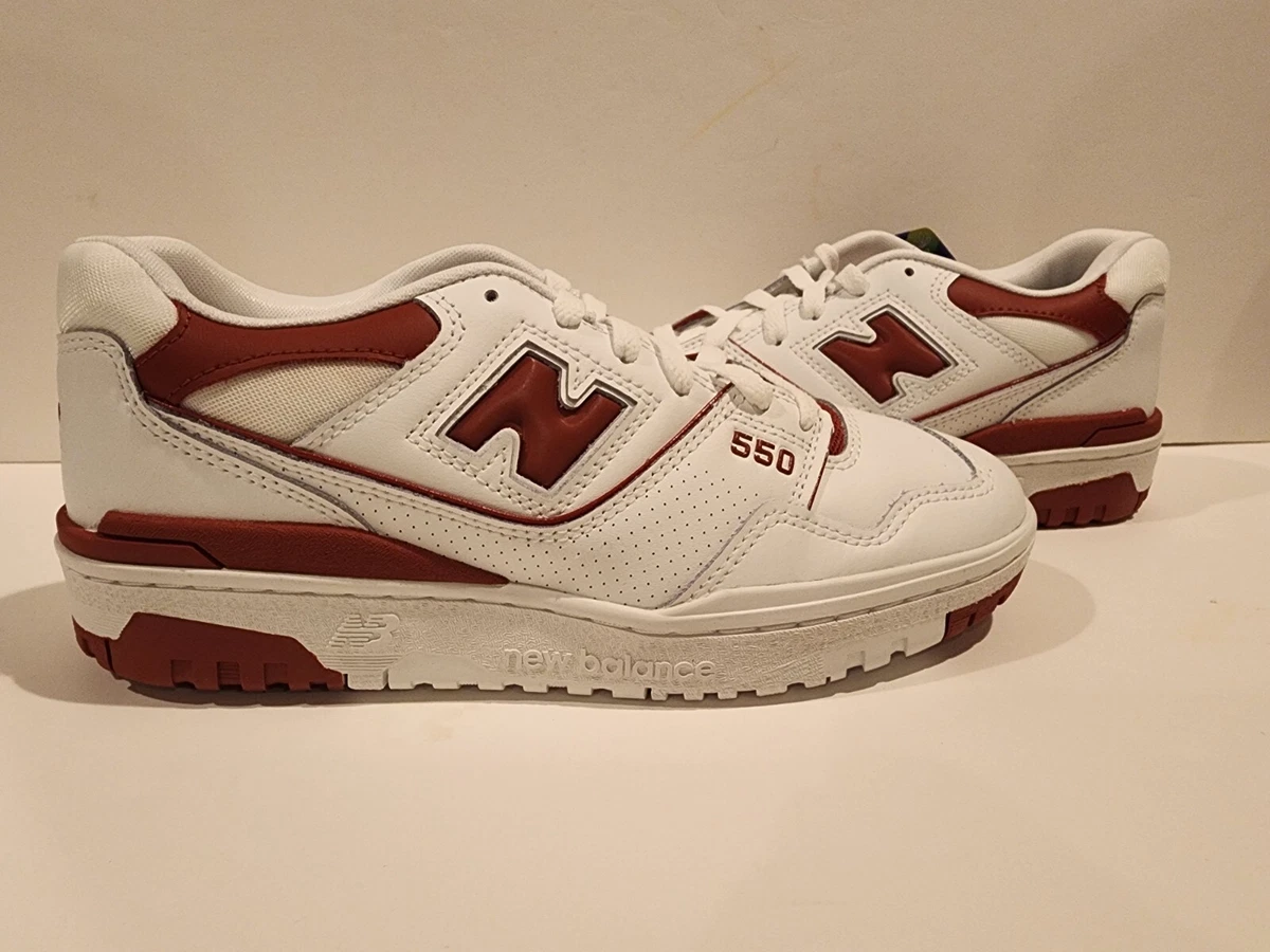 New Balance 550 White Red Shoes