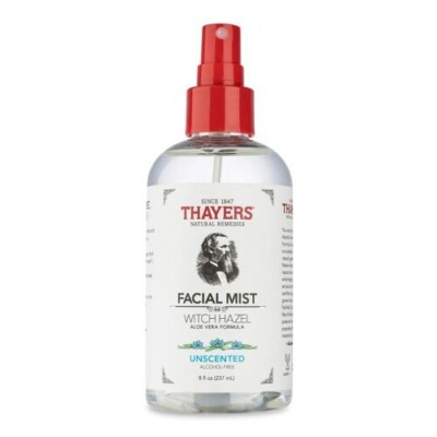 Thayers Witch Hazel With Aloe Vera Facial Mist Toner, 2 Unscented 8 oz