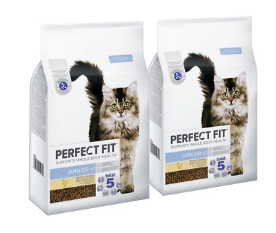 14kg Perfect Fit Katzenfutter Trockenfutter Junior 1 mit Huhn