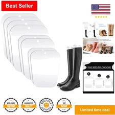 Durable Boot Shaper Form Inserts - Maintain Boot Shape, Prevent Cracks - 8 Pack