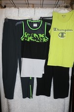 Boys lot of 4 tops and activewear pants size 14/16 multiple brands