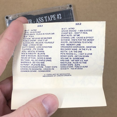 BABY G Cassette Tape 90s Rap BOMB ASS 2 MIXED ORIGINAL PRO PRESS WU-TANG NAS - Picture 6 of 8