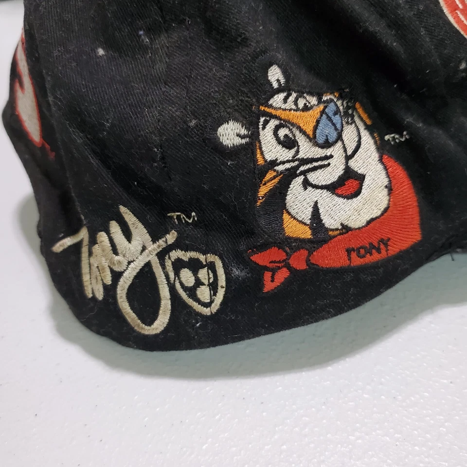 Gorra de béisbol negra Kellogg's Racing para hombre OS Tony Tiger Corny bordada Foto 3 de 4