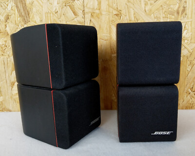 PAAR Bose Doppelcube Acoustimass Lautsprecher Satelliten Cube Lifestyle Redline